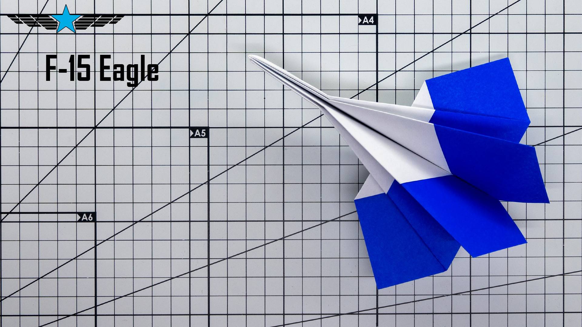 Как сделать самолет F-15 оригами смотреть онлайн