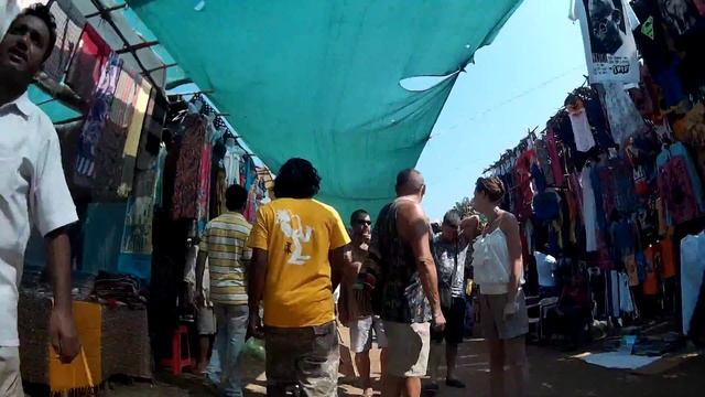 Рынок в Анжуне. Гоа. Часть 4. Market in Anjuna. Goa. Part 4.