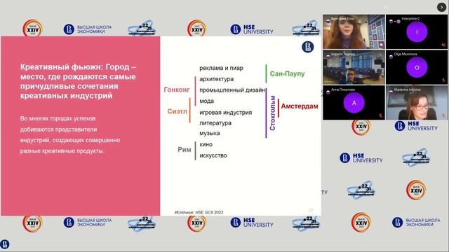 Сессия 4 «Рейтинг HSE GCII 2023: ключевые открытия и история создания»