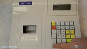 Снятие Z-отчета (закрытие смены) на кассе ЭКР-2102К