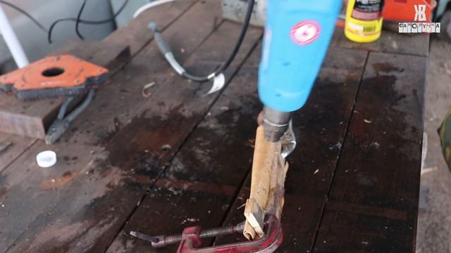Нож для РЫБАЛКИ своими руками. В воде НЕ ТОНЕТ и очень легкий | fishing knife | ЖКВ Саморучка