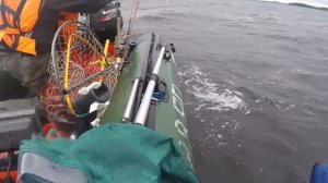 ?КАРЕЛИЯ-НА РЫБАЛКУ-ВОДЛОЗЕРО?Перевернули лодку??Утопили снасти?Спасли рыбака#1 часть