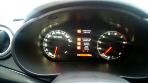 Gamma GF 851 видео, панель приборов Lada Granta, Lada Kalina 2