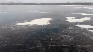 Катание на коньках по озеру Тургояк