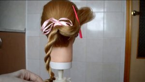 Коса из двух жгутов