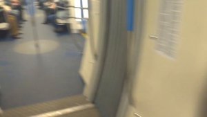 Поездка в метропоезде Москва