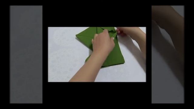 сложение салфеток "кленовый лист" смотреть онлайн