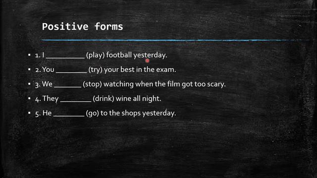 English Grammar - Past Simple смотреть онлайн