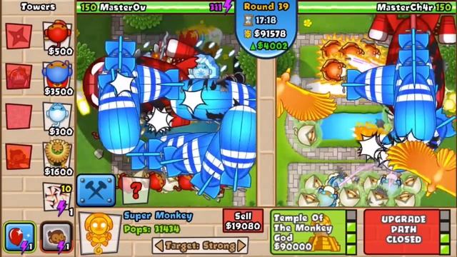 Bloons TD Battles - 3 TEMPLE OF THE MONKEY GOD! THIS IS OP! - BTD Battles With My Girlfriend! смотреть онлайн