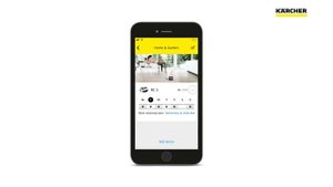 Настройка приложения для автоматической уборки роботом пылесосом Керхер RC3