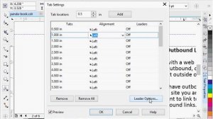 How to use Tabs in CorelDRAW - Text Effects Tutorial