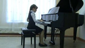 Т Лак Сонатина До мажор Исп  Захарова Арсения 3 кл