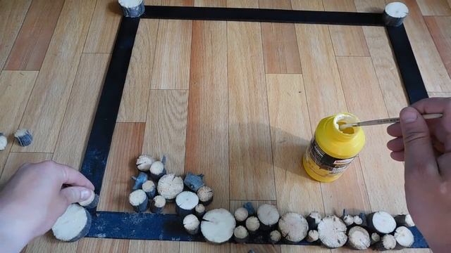 Эко-рамка для картины своими руками // Eco-a picture frame with his hands смотреть онлайн