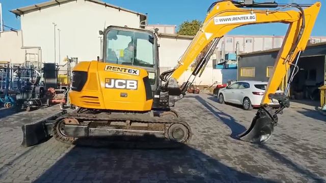 Мини багер 8700 кг JCB 86C-1 смотреть онлайн