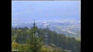 Усть-Кут. Иркутская область. Восточная Сибирь. Поход на скалу, осень, 2000г.