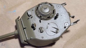 Окраска модели танка Шерман M4A3 1/35