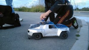 БЕШЕНЫЙ ДРИФТ УАСЯ!!! радиоуправляемая машина 4WD! 90км\ч.