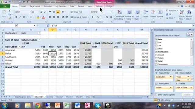 How to Do Math Calculations on a Pivot Table in Excel 2010 2013 2016 - Excel Pivot Table tutorial