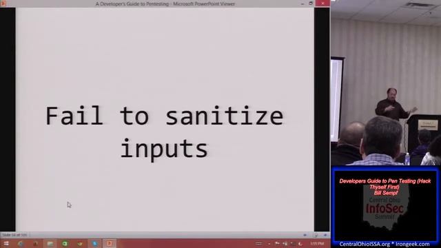 OWASP02 Developers Guide to Pen Testing Hack Thyself First Bill Sempf