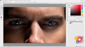 Adobe Photoshop / Как повысить яркость глаз на фото