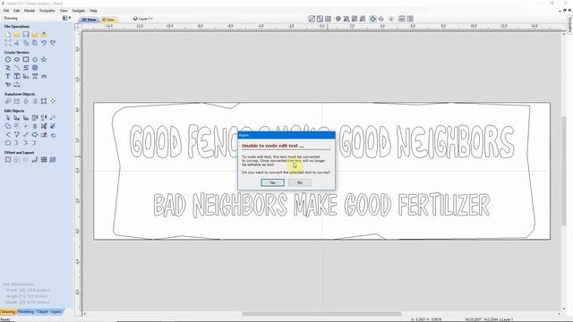 Node Editing Text - Part 25 - Vectric For Absolute Beginners смотреть онлайн