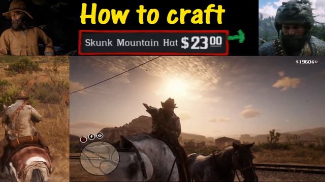 RDR2 How to craft Skunk Hat смотреть онлайн