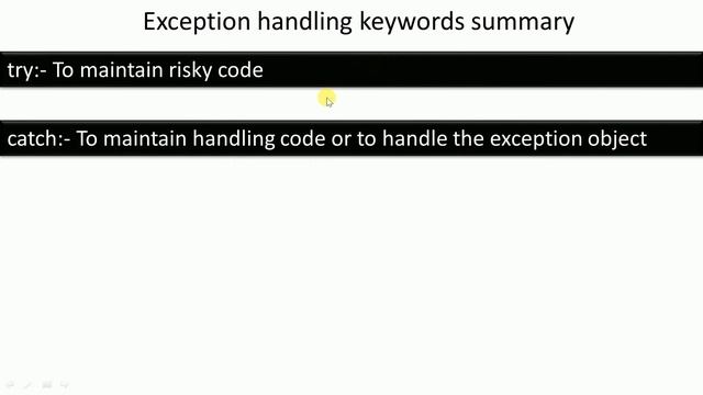 Different way of handling the Exception in java || part 7 || Shyam Sundar смотреть онлайн