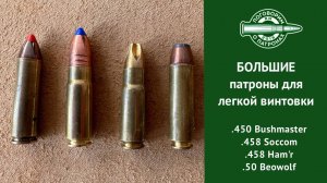 Большие патроны для легкой винтовки
