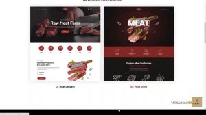 Bubulla - Meat Farm and Seafood Store WordPress Theme Butcher chicken Build Website