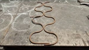 интересный станок для волны,холодная ковка, художественная ковка,кованые элементы