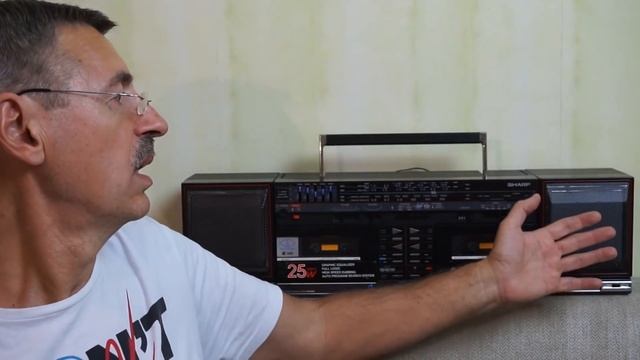 Мелкие трофеи с барахолки и замена поролона в колонках магнитолы Sharp QT-94