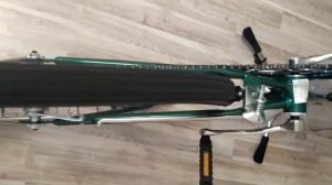 Небольшая восьмерка на новом заднем велосипеде Stels Navigator 300 Gent28 Z010 (2018)