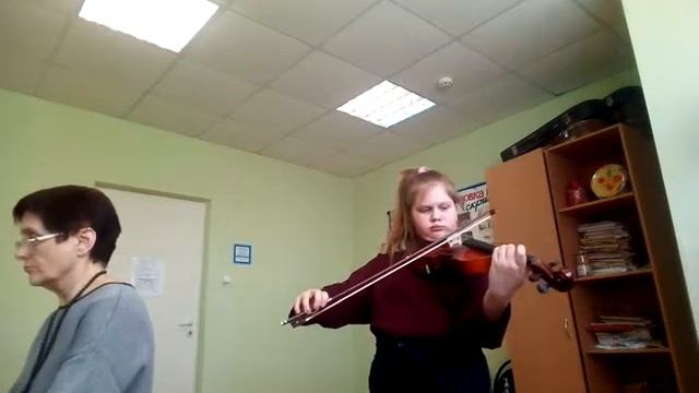 Вика Митрошина И  С Бах Сицилиана смотреть онлайн