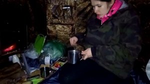 ПЕРВЫЙ РАЗ НОЧУЮ ОДНА ЗИМОЙ В ЛЕСУ. (часть первая)