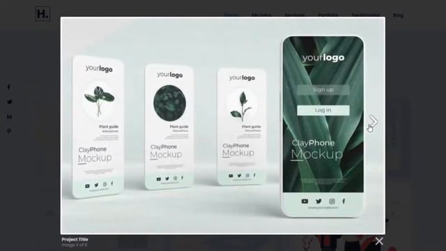 Best web developer portfolio website template 2022 | HTML CSS JAVASCRIPT