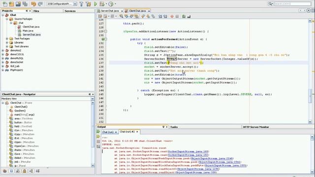 Demo Code Chat One Java windown Form смотреть онлайн