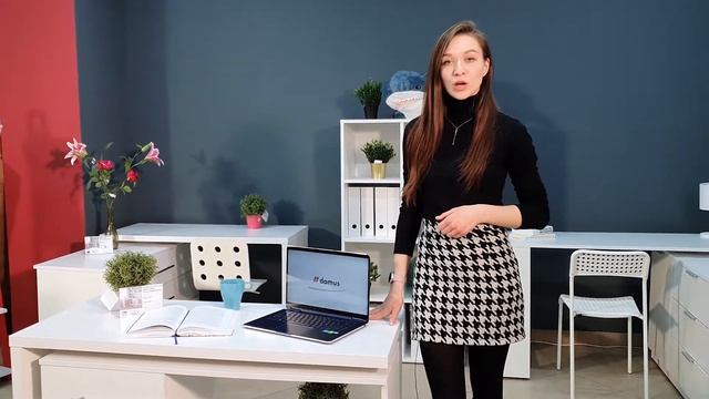Обзор углового письменного стола ДОМУС СТР04 (поворотный)