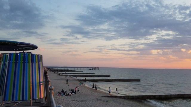 Зеленоградск. Закат. Калининградская область. смотреть онлайн