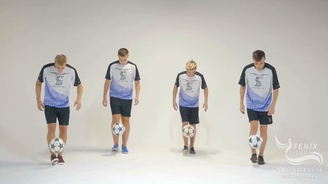 Заказать футбольный фристайл шоу на праздник, корпоратив, свадьбу, юбилей и новый год Москва