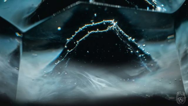 Fuji - деревянное кольцо со смолой от мастерской Green Wood. смотреть онлайн