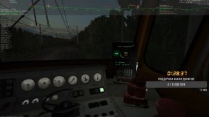 ZDSimulator - НМП  Тэп70-214  с поездом №0451 Участок: Конотоп - Киев Пасс