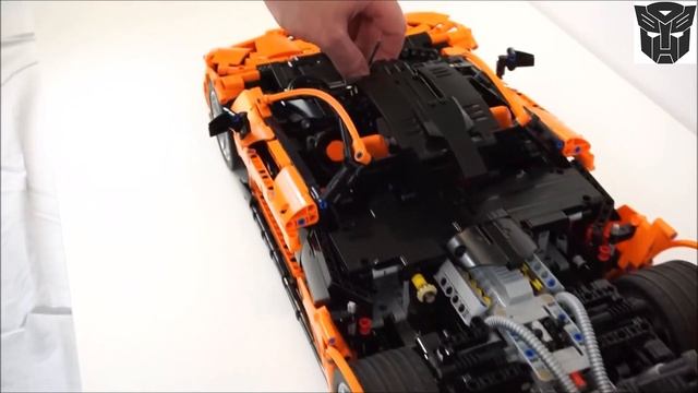 Lego Technic MOC McLaren P1 hypercar 1 8   w  manual  RC instructions