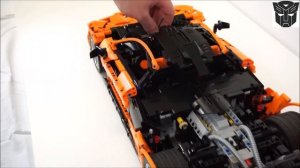 Lego Technic MOC McLaren P1 hypercar 1 8   w  manual + RC instructions
