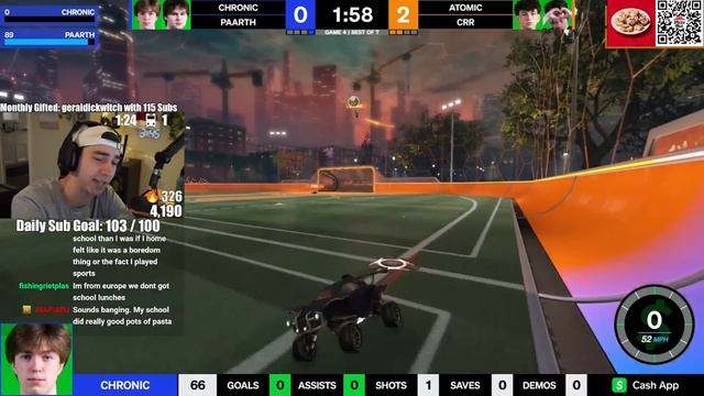 $60,000 CHRONIC/PAARTH vs ATOMIC/CRR | Rocket League Tournament смотреть онлайн