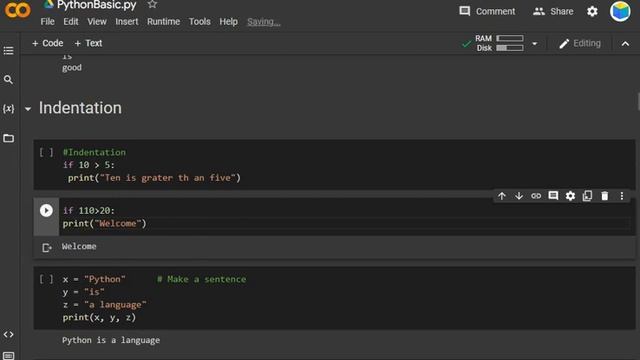 Indentation in python | Hindi | #pythonindentation   #Rlanguagestatistics