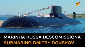 Maior submarino nuclear do mundo é desativado pela Marinha russa