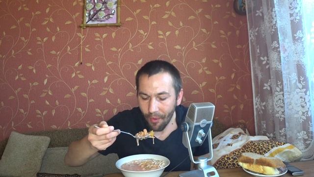 ASMR. Hamster. ) Mukbang. Eating borscht. Vegetarian. Very tasty. АСМР. Мукбанг. Итинг. Жующий хомя