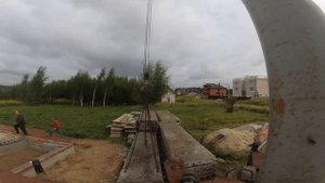 Автокран "ТУАПСИНЕЦ" МКАС-25 монтаж бу плит на фундамент