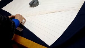 Гофре,плиссе.Corrugation, pleated fabric. Брюки .Видео  № 2