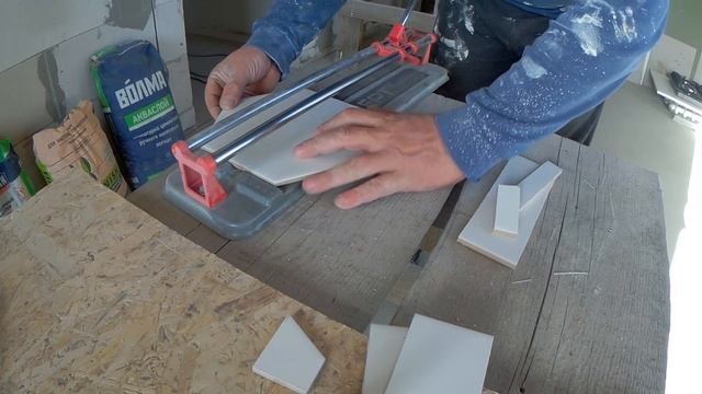 Укладка фартука/Матовый 6-ти гранник/Отверстия под подрозетники/Просто и красиво смотреть онлайн